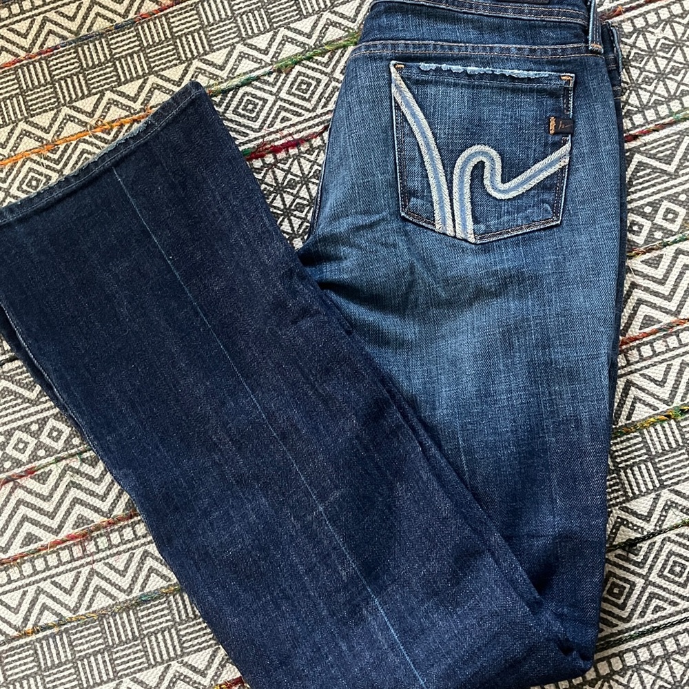 Citizens of Humanity Ingrid flare Dark Blue Denim Jeans